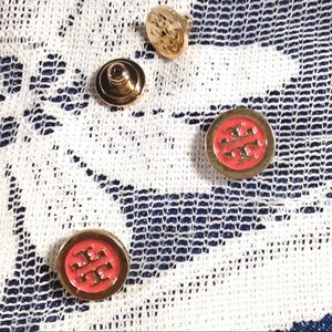 3 items free shipping Tory Burch enamel earrings